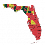 Florida counties that allow RV living map